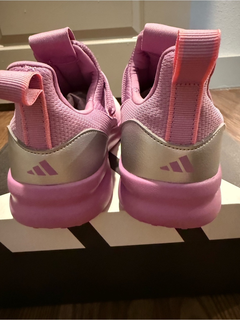 adidas Women’s Pink Athletic Slip-On Sneakers - Picture 5 of 12